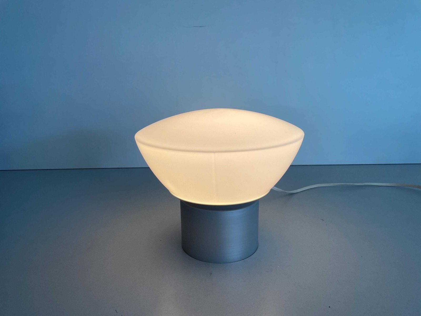 Opal Glas And Metal Deckenlampe By Ifö, 1960s, Sweden photo Lighting