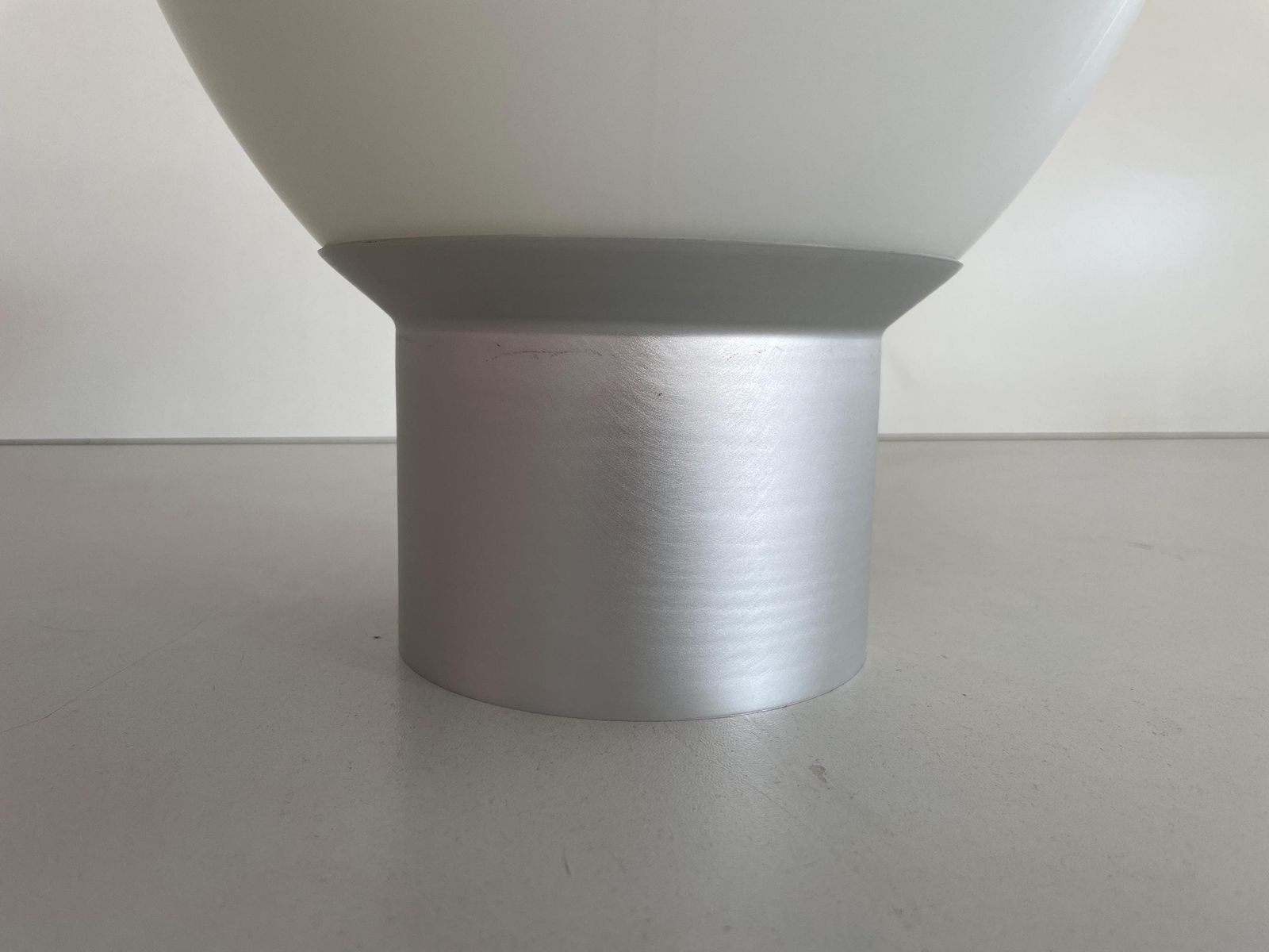 Opal Glas And Metal Deckenlampe By Ifö, 1960s, Sweden photo 886.0