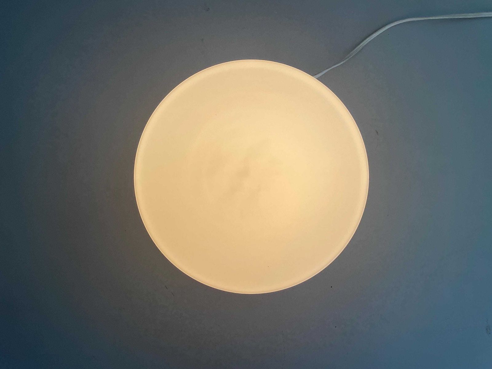 photo furniture Opal Glas And Metal Deckenlampe By Ifö, 1960s, Sweden