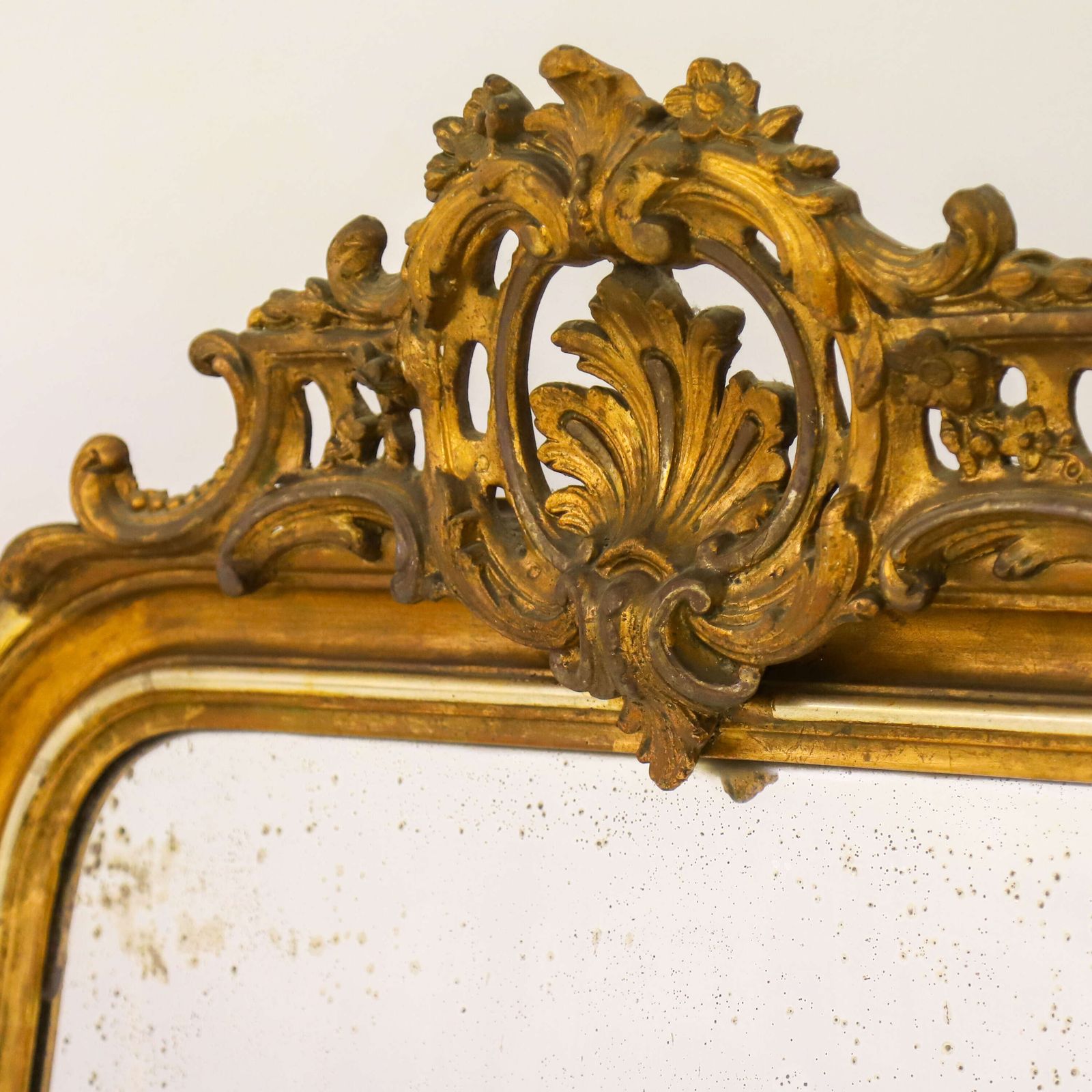 Elegant Louis Philippe Gilt Mirror  Timeless French Overmantle Accent photo 2860.0