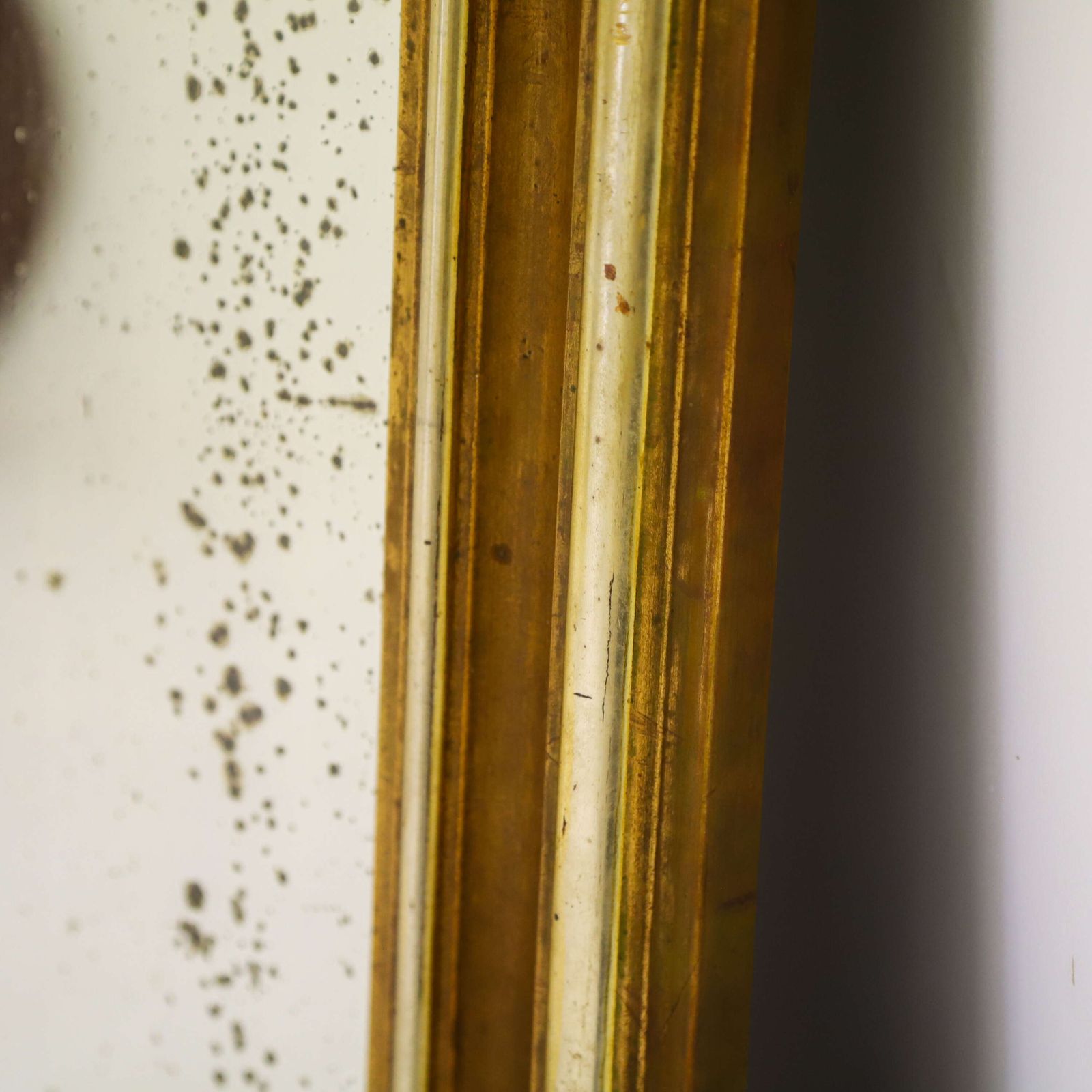 photo buy Elegant Louis Philippe Gilt Mirror  Timeless French Overmantle Accent