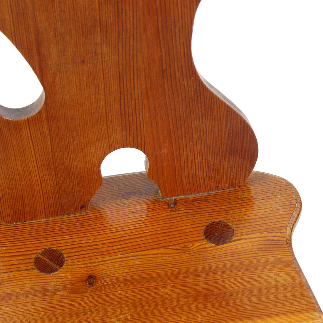 Folk Style Dining Chair In Wood, Czechoslovakia 1973 photo 180.0