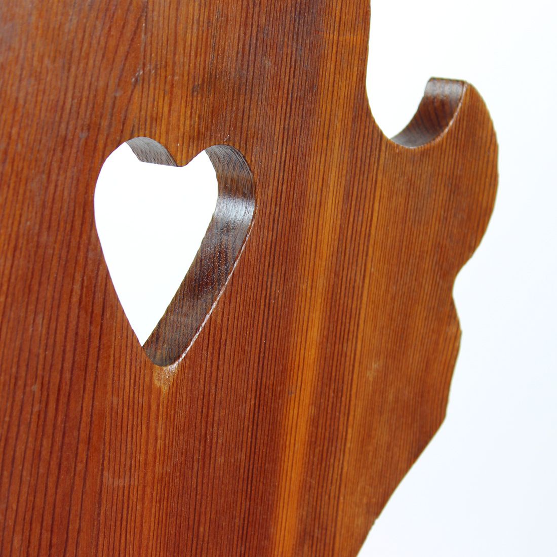 photo for sale Folk Style Dining Chair In Wood, Czechoslovakia 1973