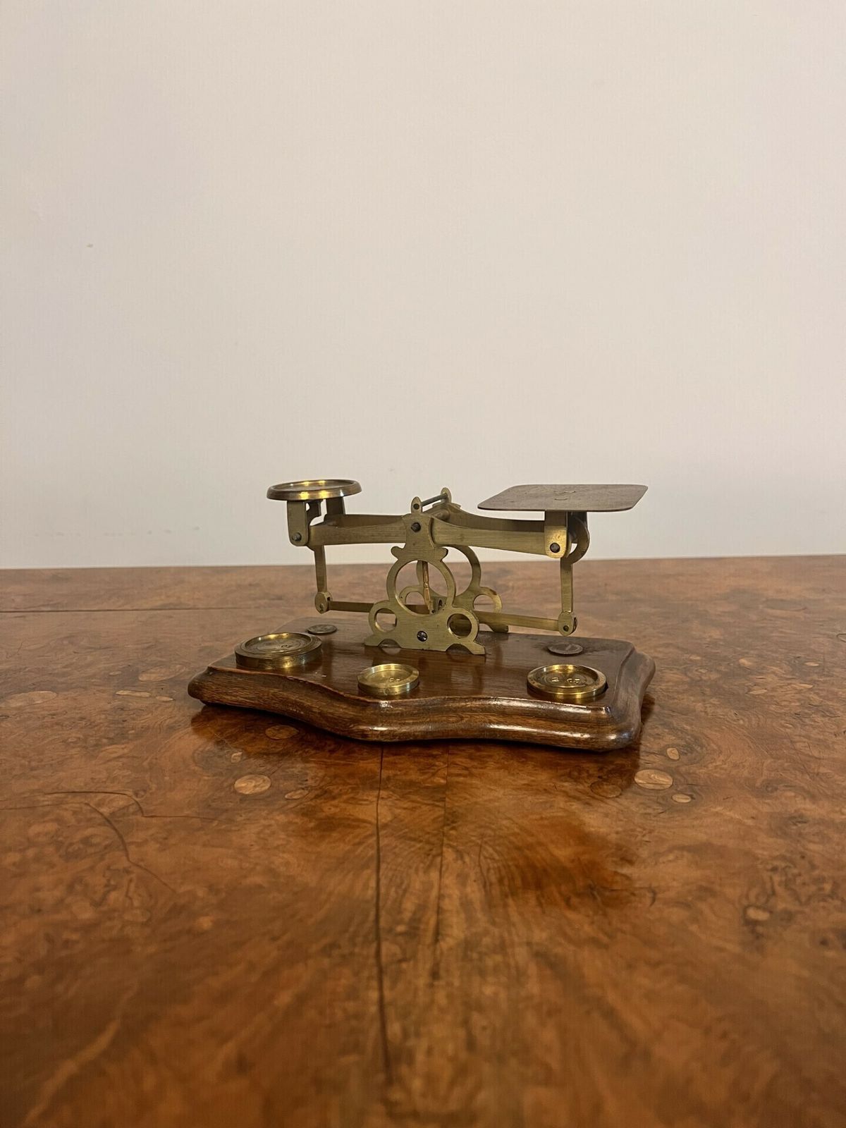 Wonderful Edwardian Postal Scales And Weights photo furniture