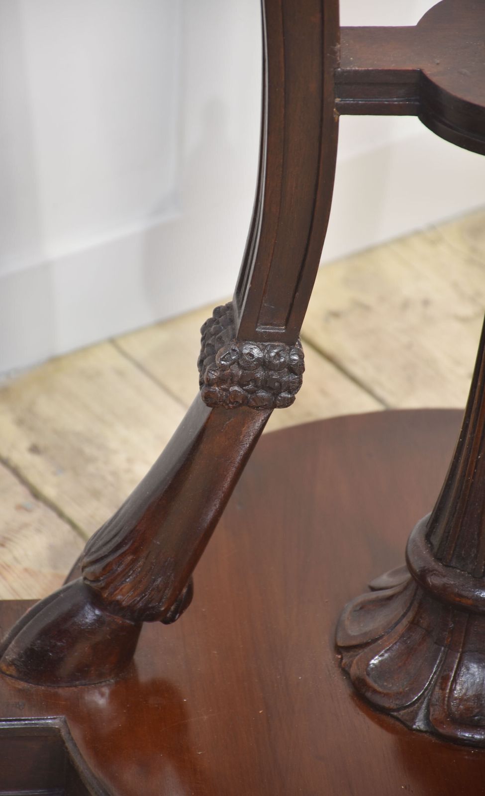 Pair Of Carved Mahogany Stands photo Home Decor