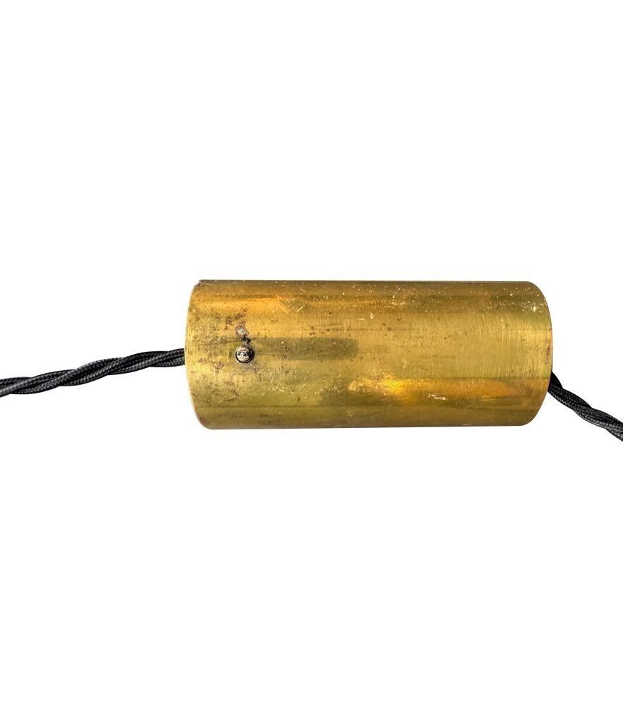 photo vintage A Rare 1950s Murano Glass And Brass Pendant Light By Gino Sarfatti And Archimede Seguso