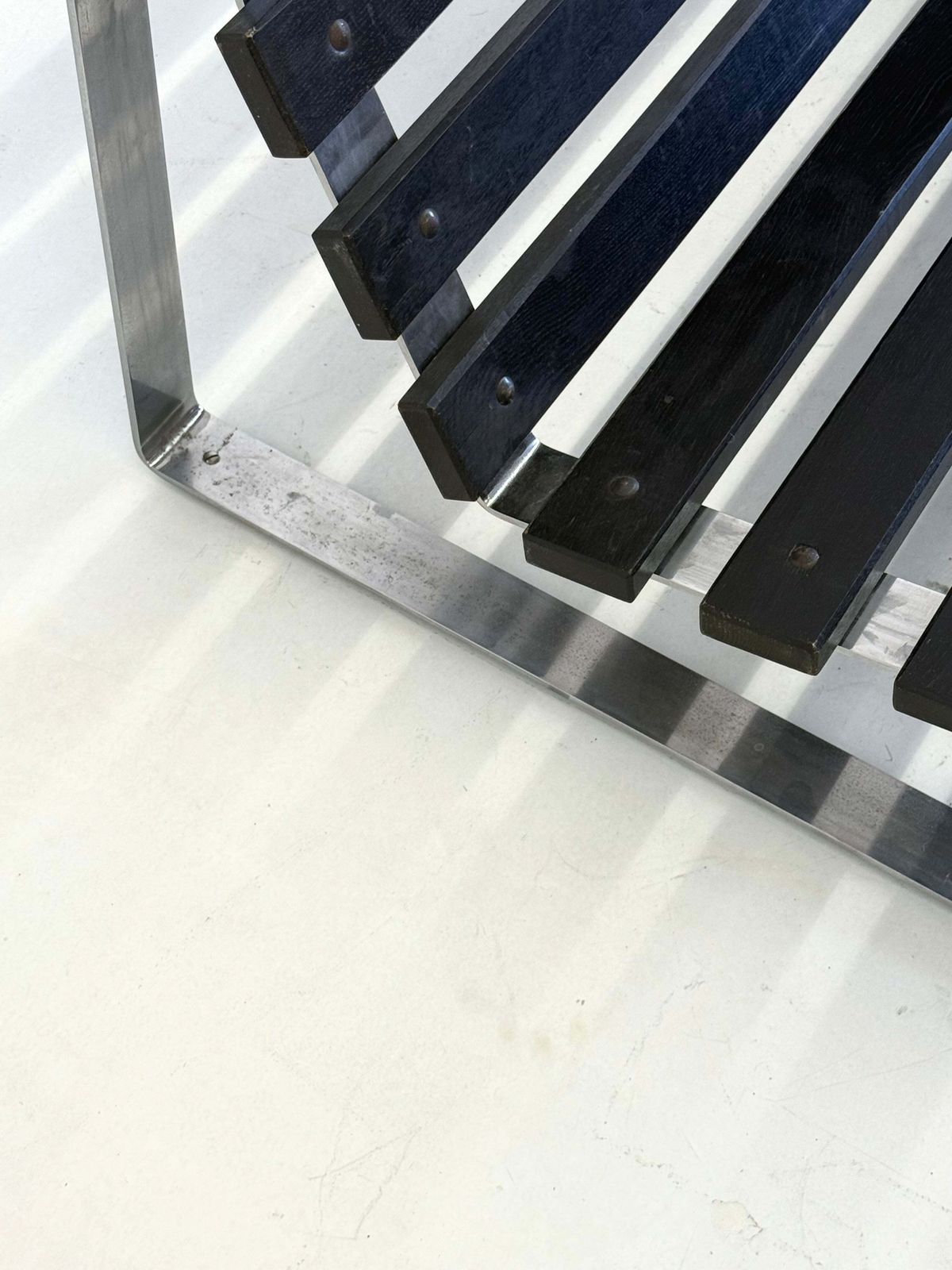 1600.0 Vintage Slatted Bench By Kho Liang Ie For Artifort photo