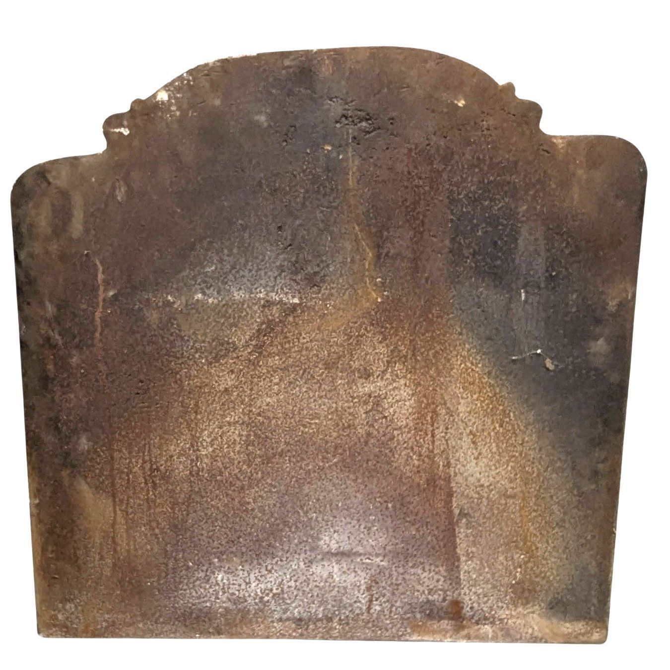 19th Century Cast Iron Fireplace Plate photo vinterior