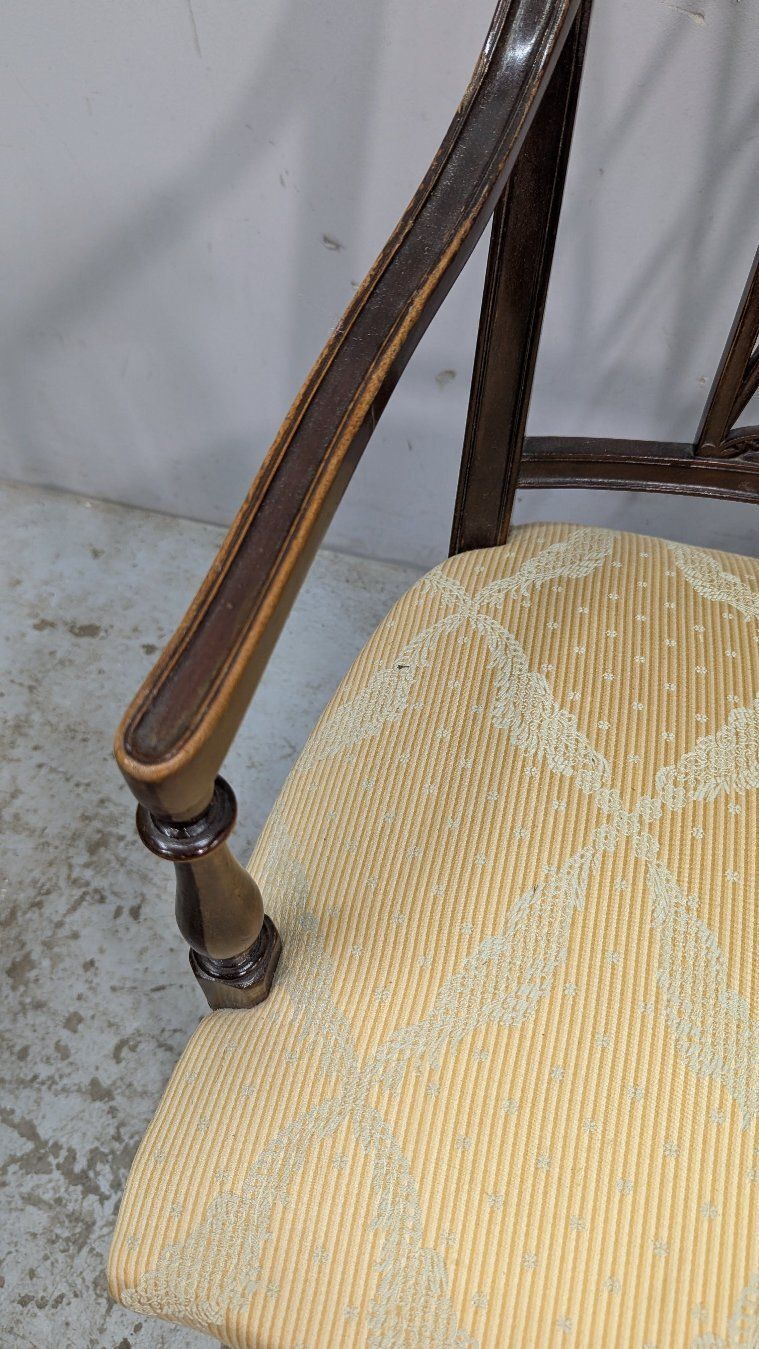photo for sale 19th Century English Sheraton Mahogany Chairs