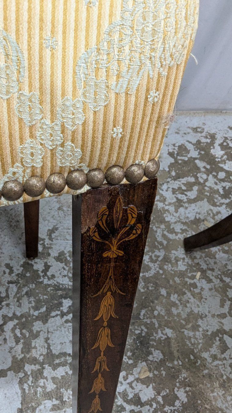 photo buy 19th Century English Sheraton Mahogany Chairs