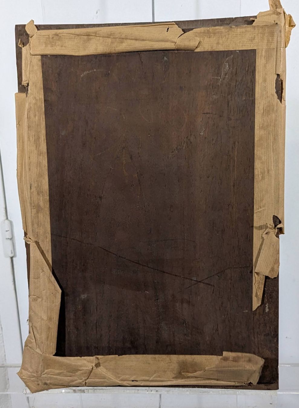 Oil Painting On Panel, 19th Century House Entrance photo 534.0