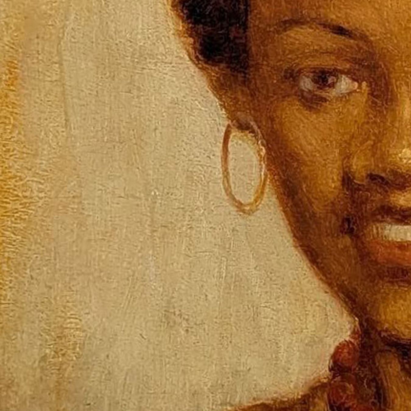 Young Creole Beauty Oil On Panel 1900 photo for sale