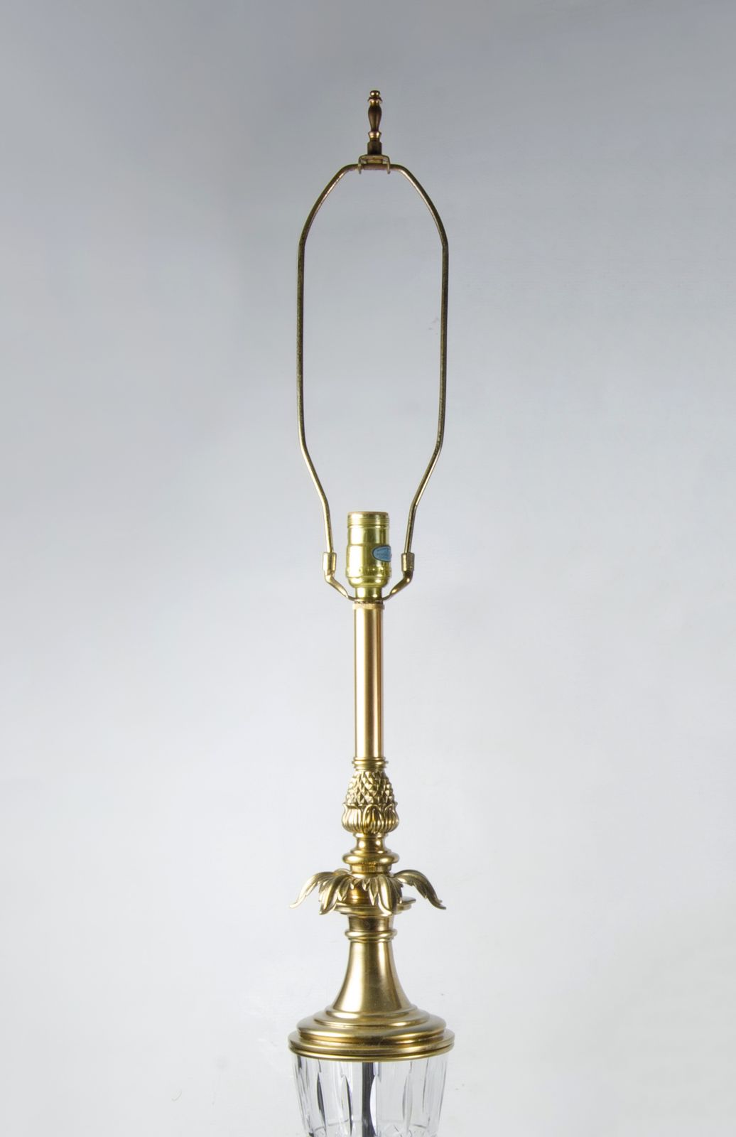 photo furniture Pair Of Mid Century Modern Golden Brass And Glass Table Lamps By Stiffel, United States