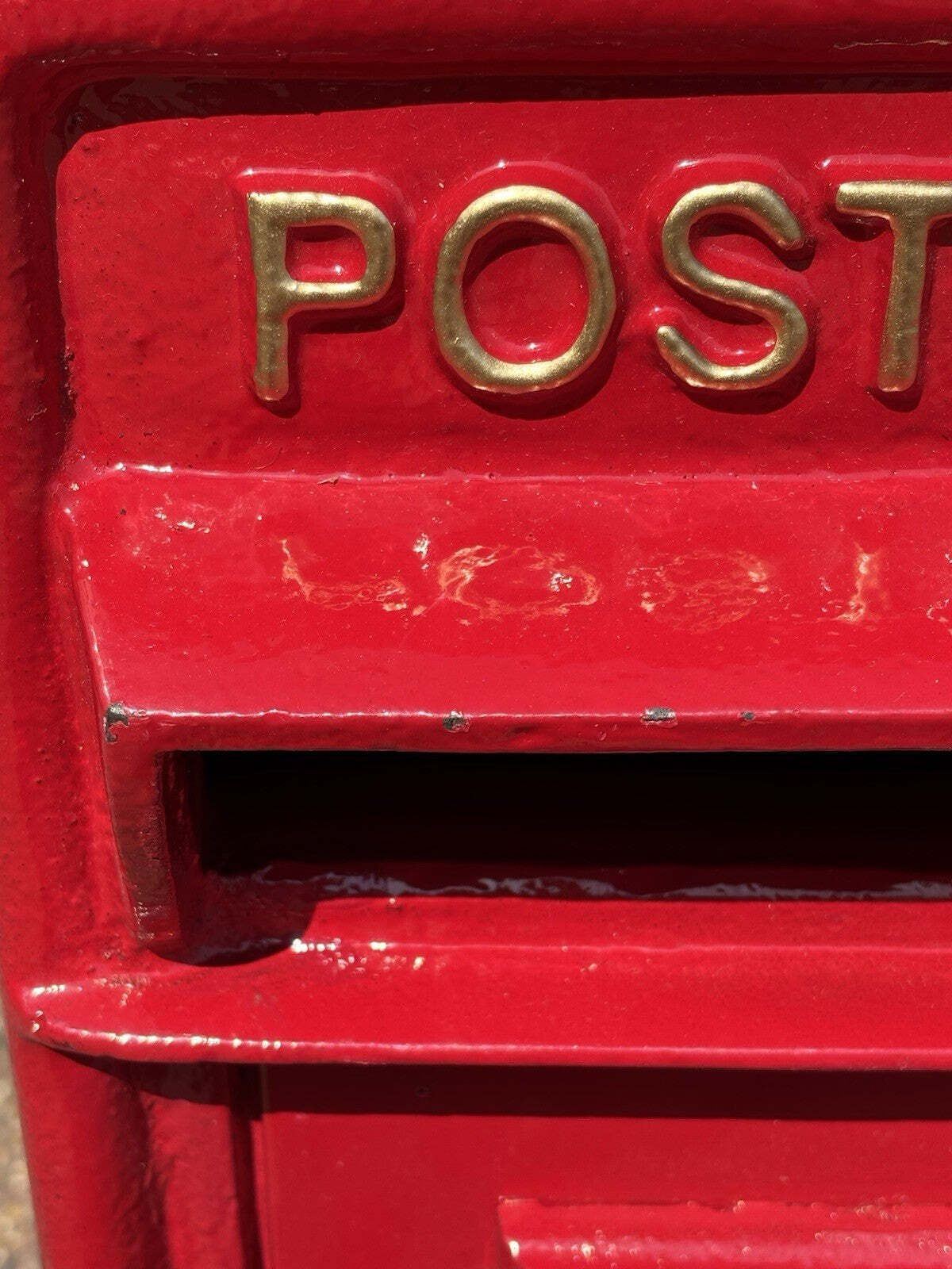 Post Box. Finished In A Bright Red, Comes With 2 Keys. photo Home Decor