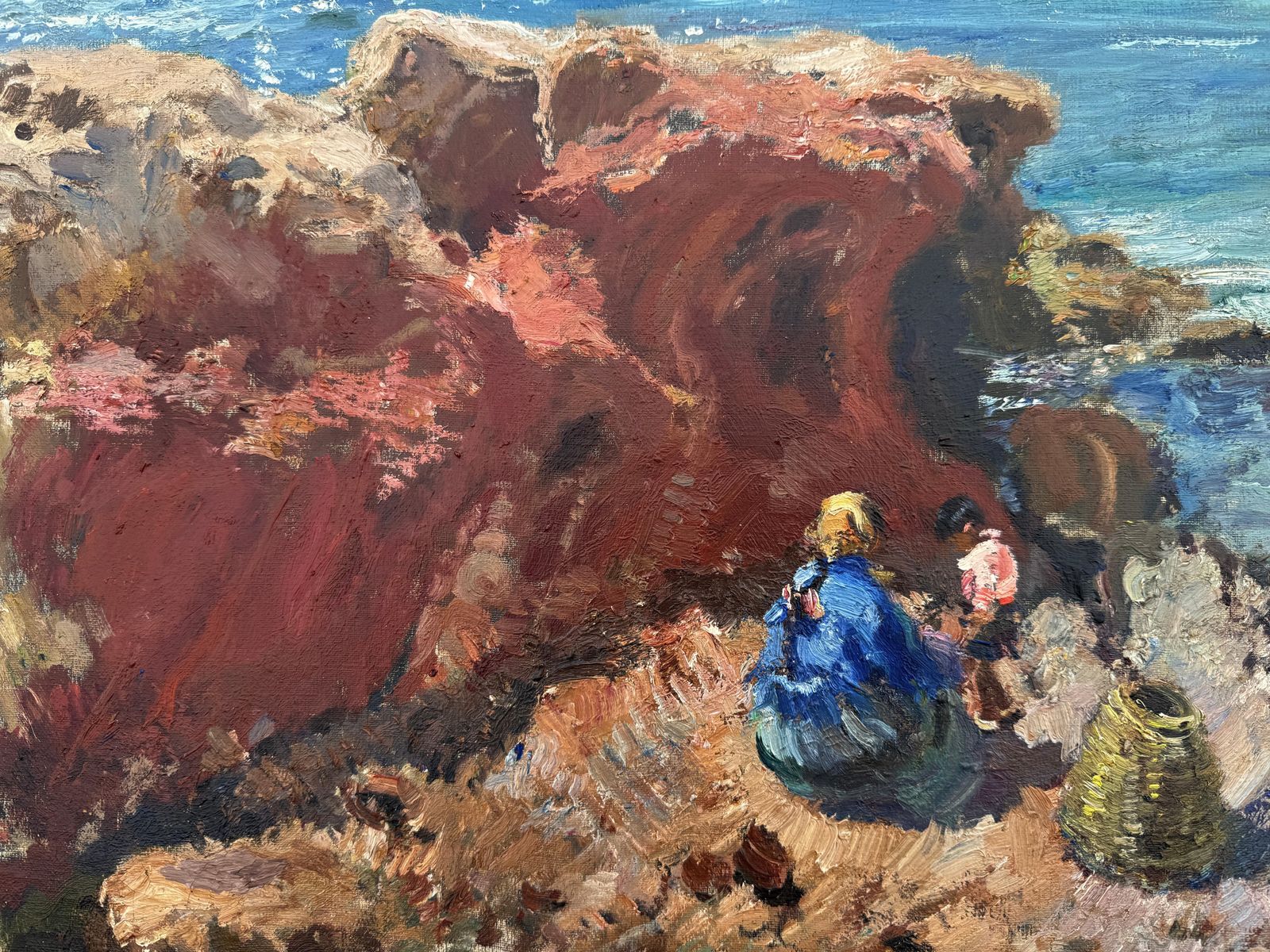 Ignacio Gil Sala Ibiza Spain Oil On Canvas Painting Mediterranean European Art photo buy