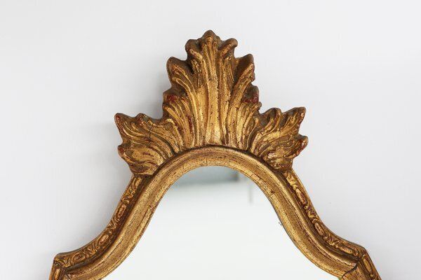 Rococo Baroque French Mirror In Wood With Gilded Frame, 1950s photo furniture