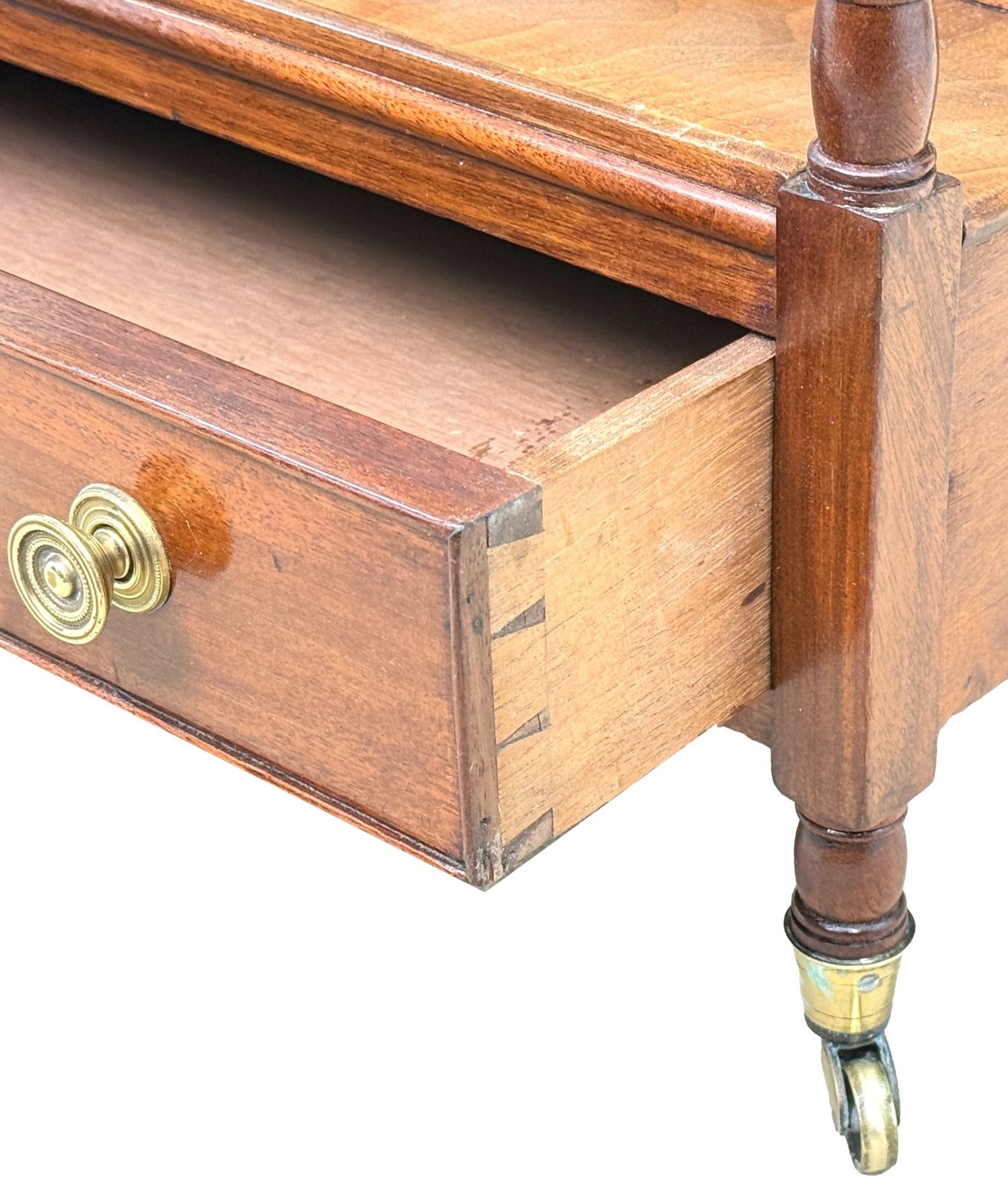 Regency Mahogany Boat Shaped Canterbury (England, Circa 1820) photo vinterior