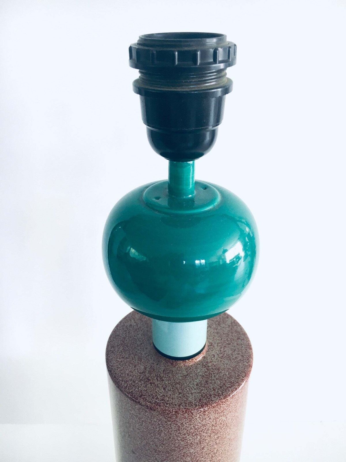 Lighting Memphis Design Table Lamp By Olivier Villatte, France 1980's photo