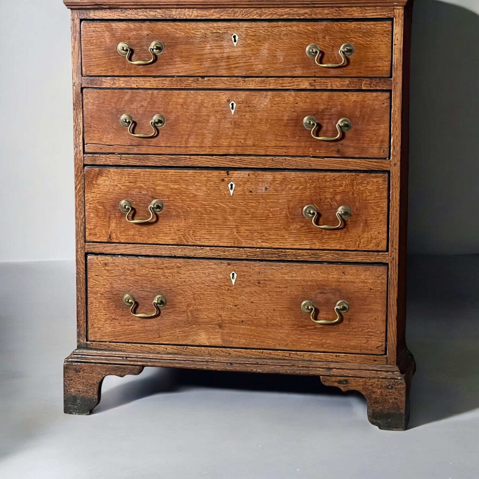 A Georgian Oak Estate Or Housekeepers Cupboard photo buy