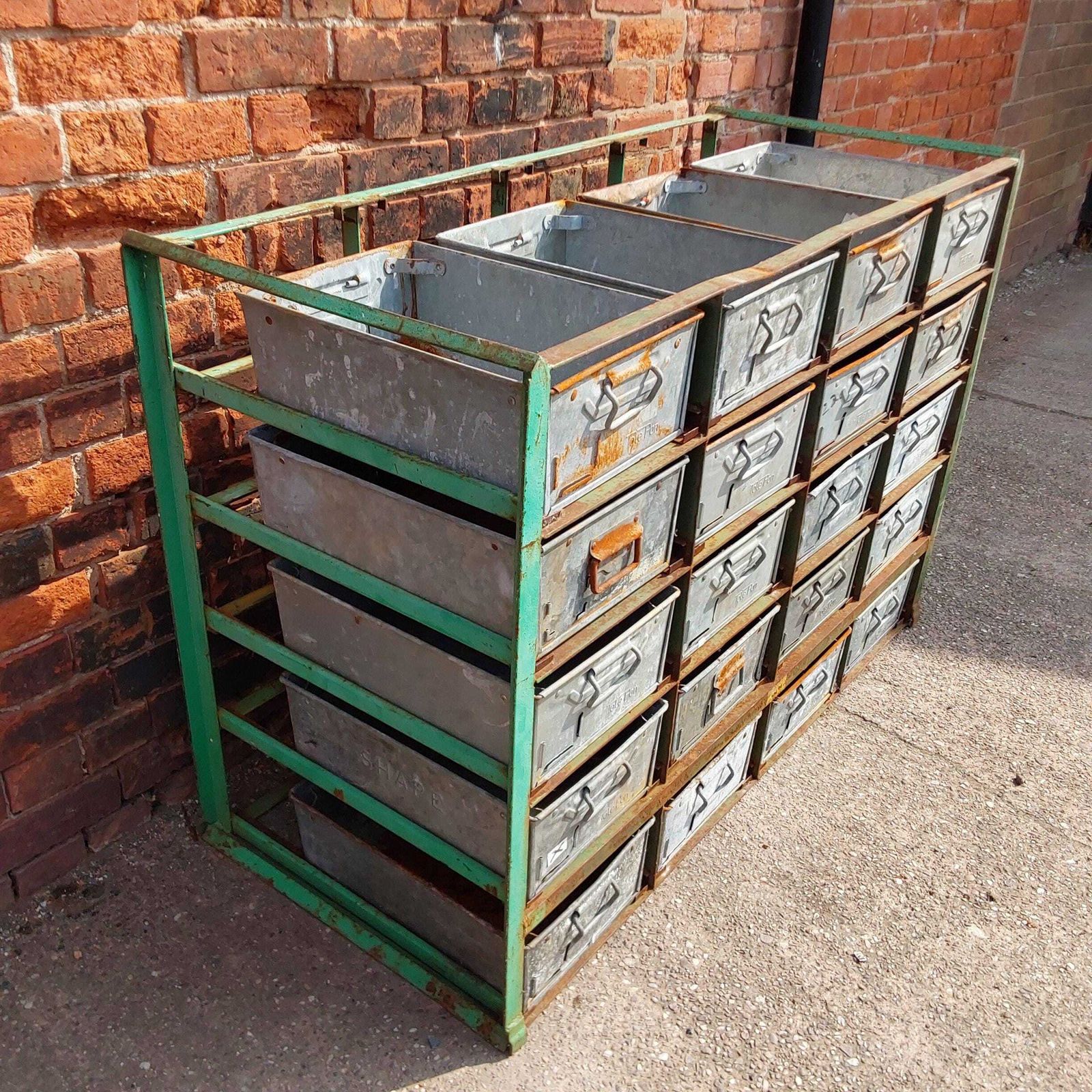 Industrial Tote Boxes With Racking photo furniture