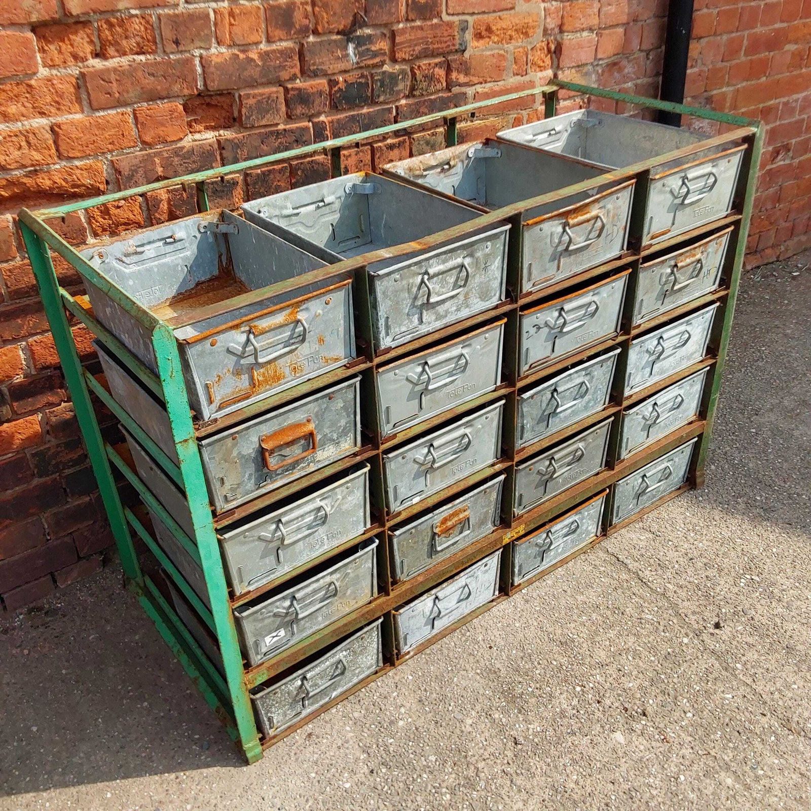 Industrial Tote Boxes With Racking photo vinterior