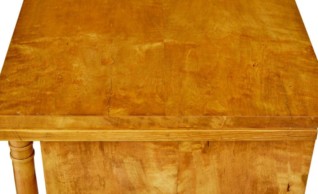 19th Century Swedish Empire Birch Chest Of Drawers photo furniture