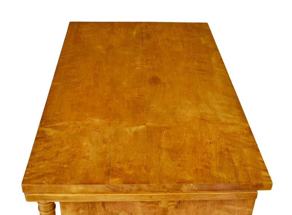 19th Century Swedish Empire Birch Chest Of Drawers photo for sale