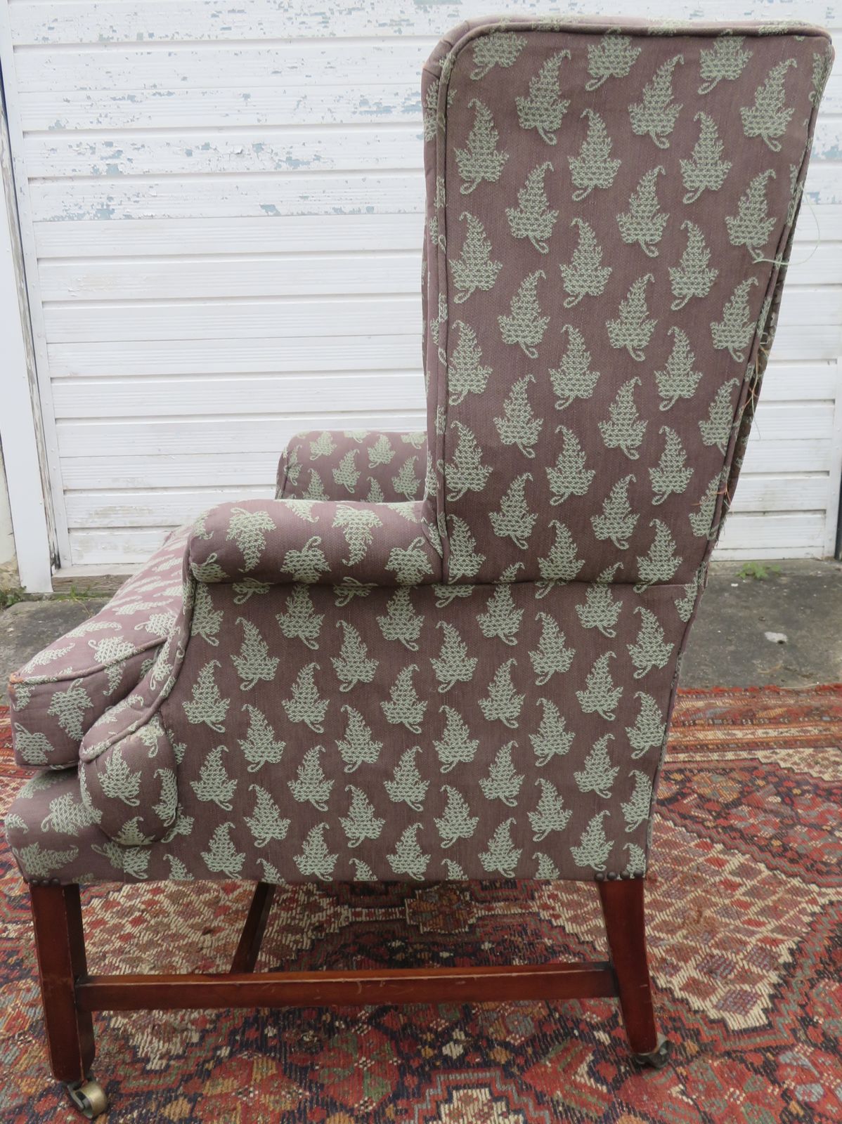 Howard And Sons Duke Style Armchair. photo for sale