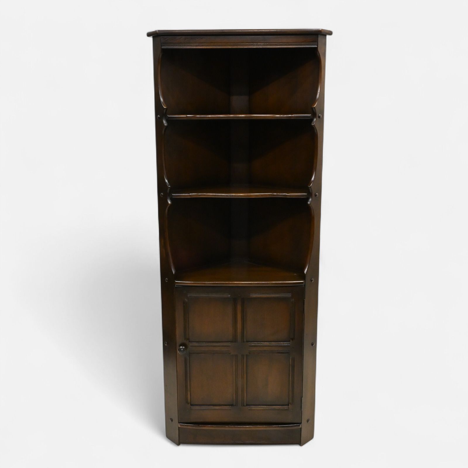 Genuine Ercol Corner Cabinet With Shelves 1978 Free Uk Delivery* photo for sale