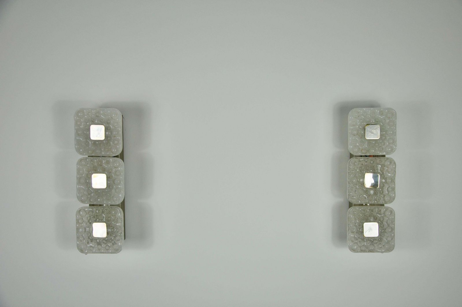 Pair Of Metal Wall Lamps By Kaiser Leuchten, Germany 1970s photo for sale