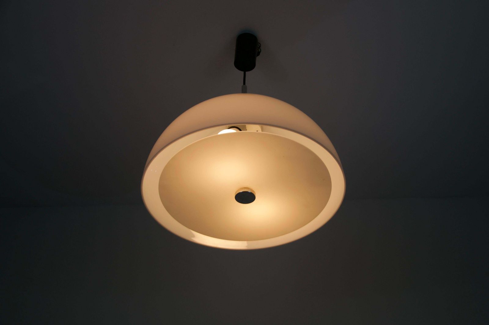 photo furniture White Space Age Pendant Lamp, Germany, 1970s