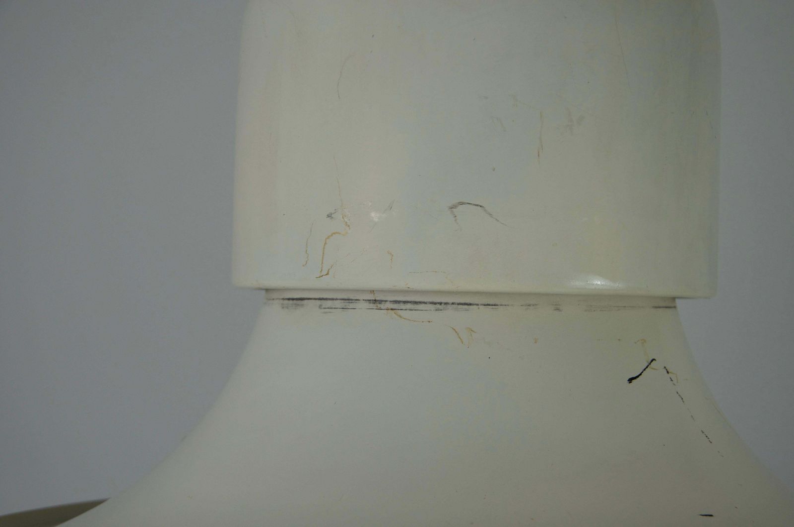 987.0 White Metal Hanging Lamp By Joe Colombo Stilnovo, Italy, 1950s photo