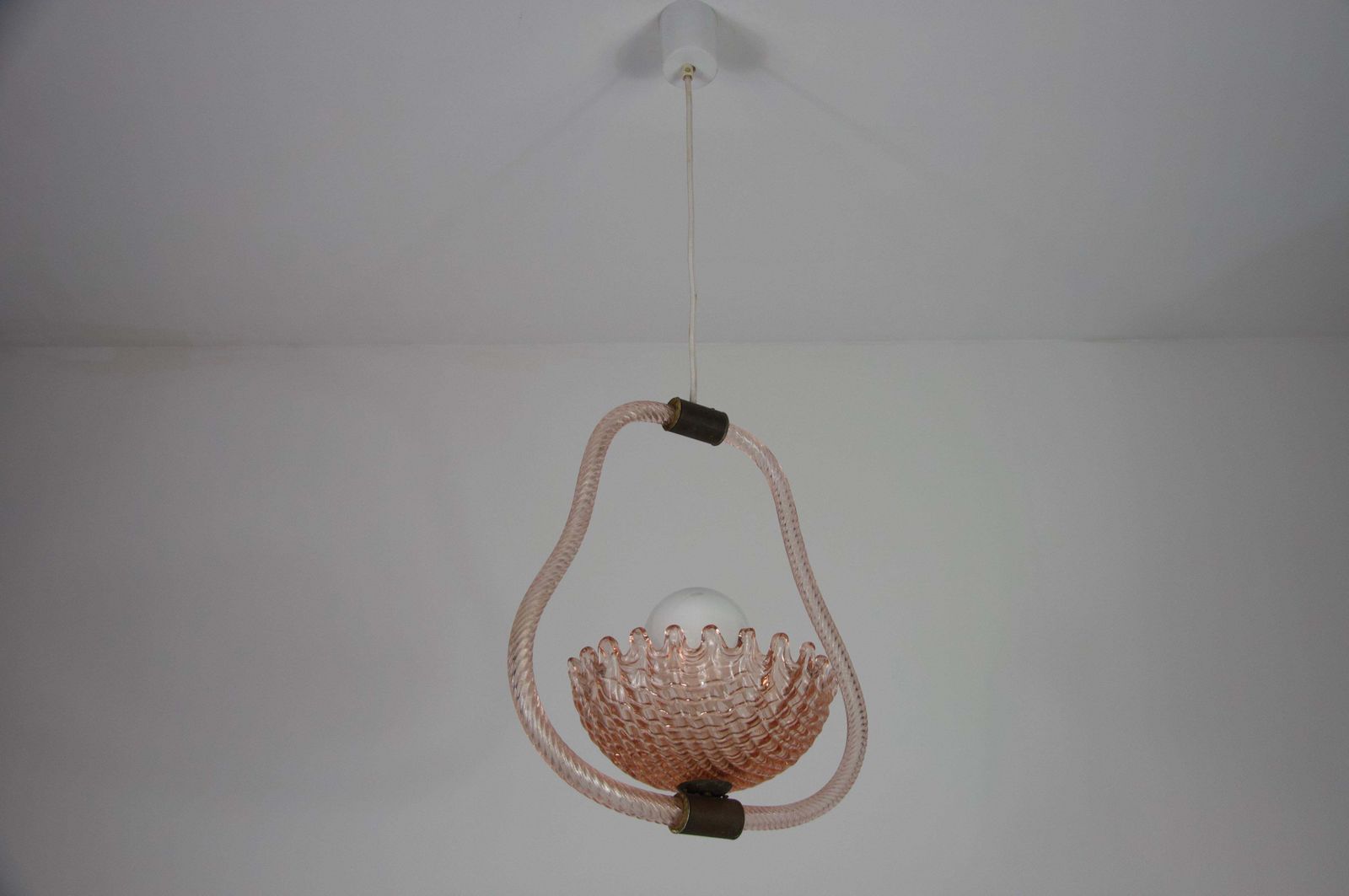 Murano Glass Chandelier By Barovier & Toso, Italy, 1940s photo vinterior