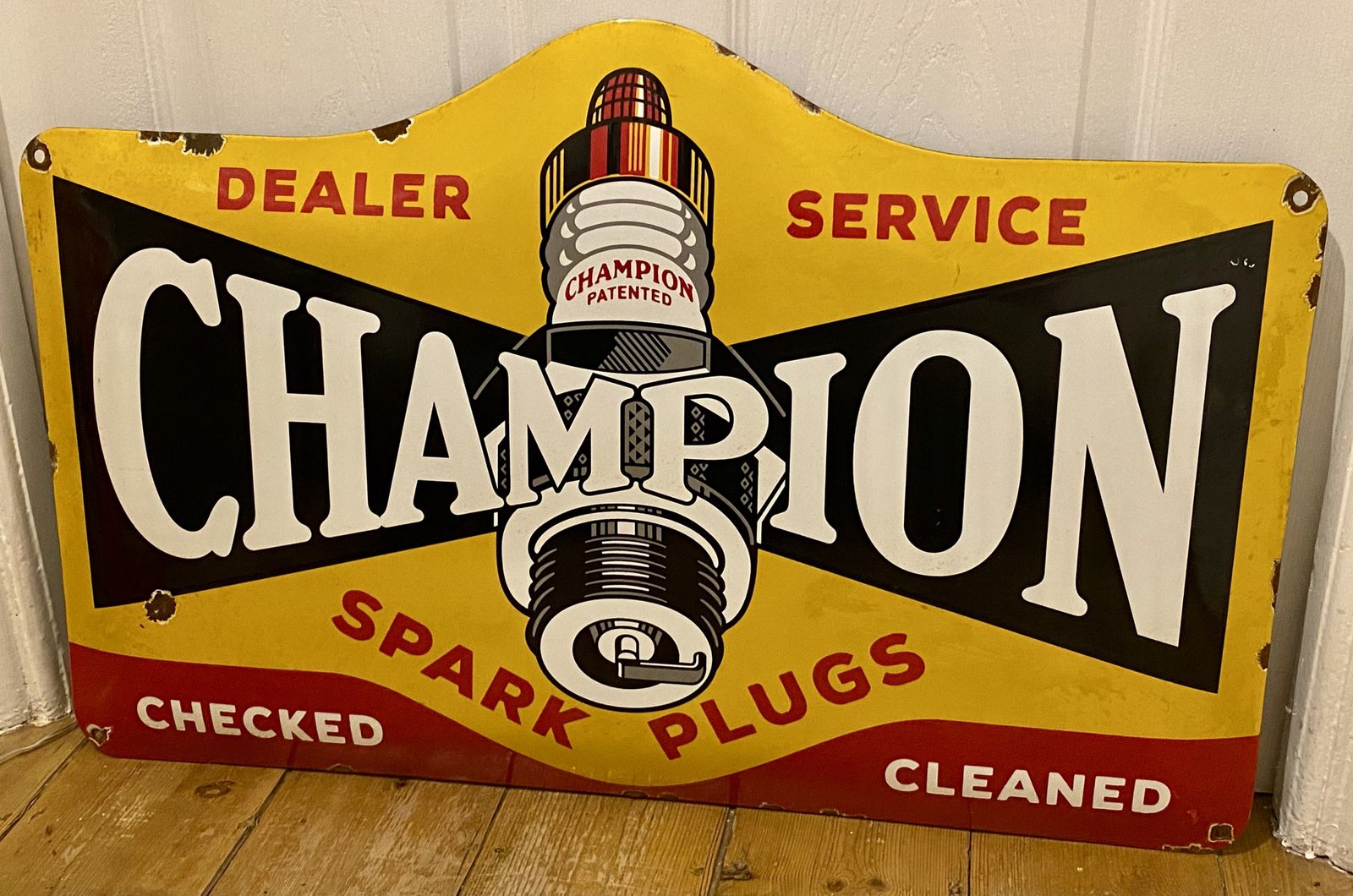 Large Champion Spark Plugs Parts Speed Huge Shop Sign Automobile Automotive Garage Art Gasoline Cleaning Motor Racing F1 Car Auto Gas Monkey Ac Fan Aa photo Home Decor