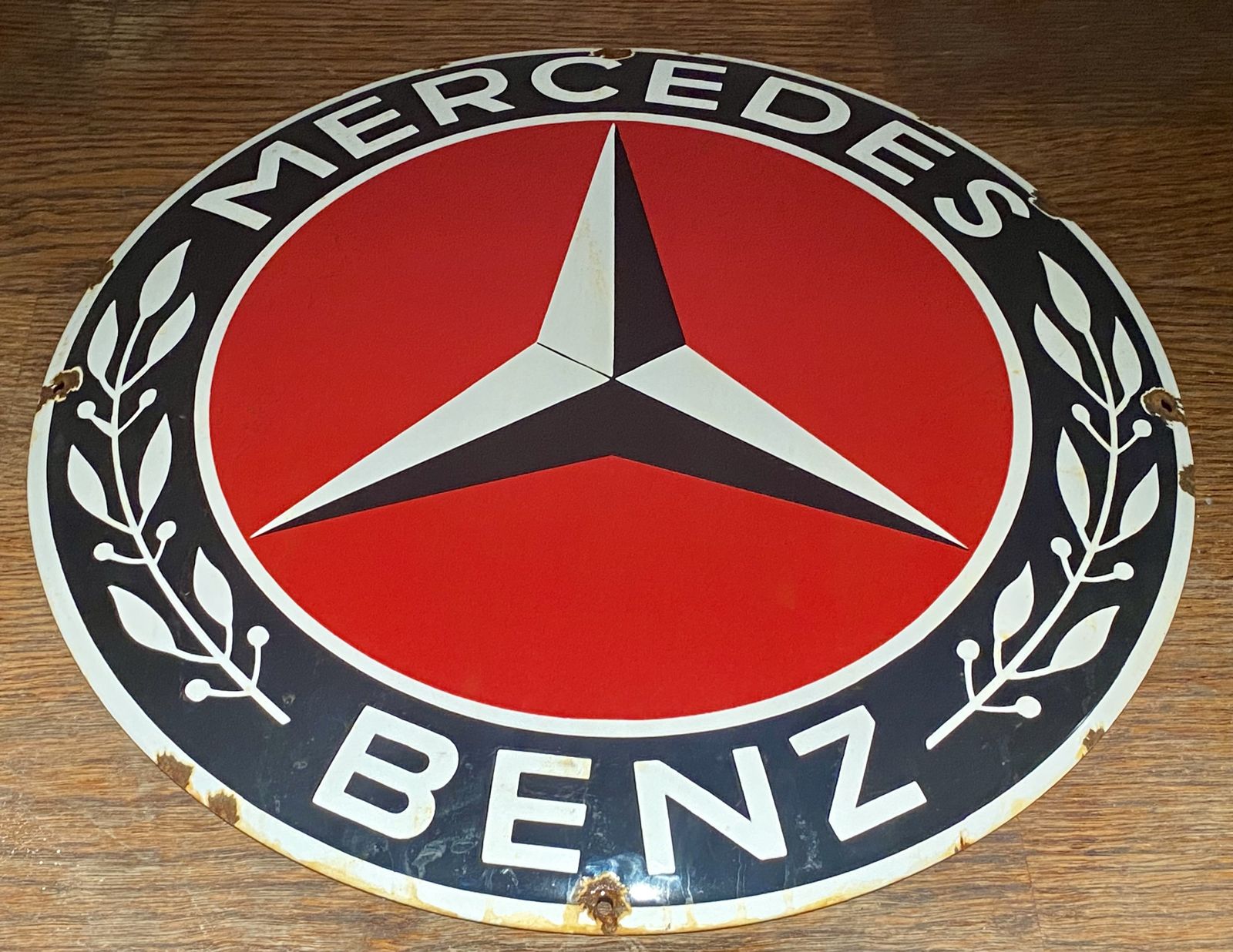 Mercedes Benz Metal Sign Dealership Showroom G Wagon Gle Eqa Eqe Cle Amg Gt Amg A 45 Slk W124 Automotive Automobile Gas Oil Gasoline Sign Maybach Car photo vintage