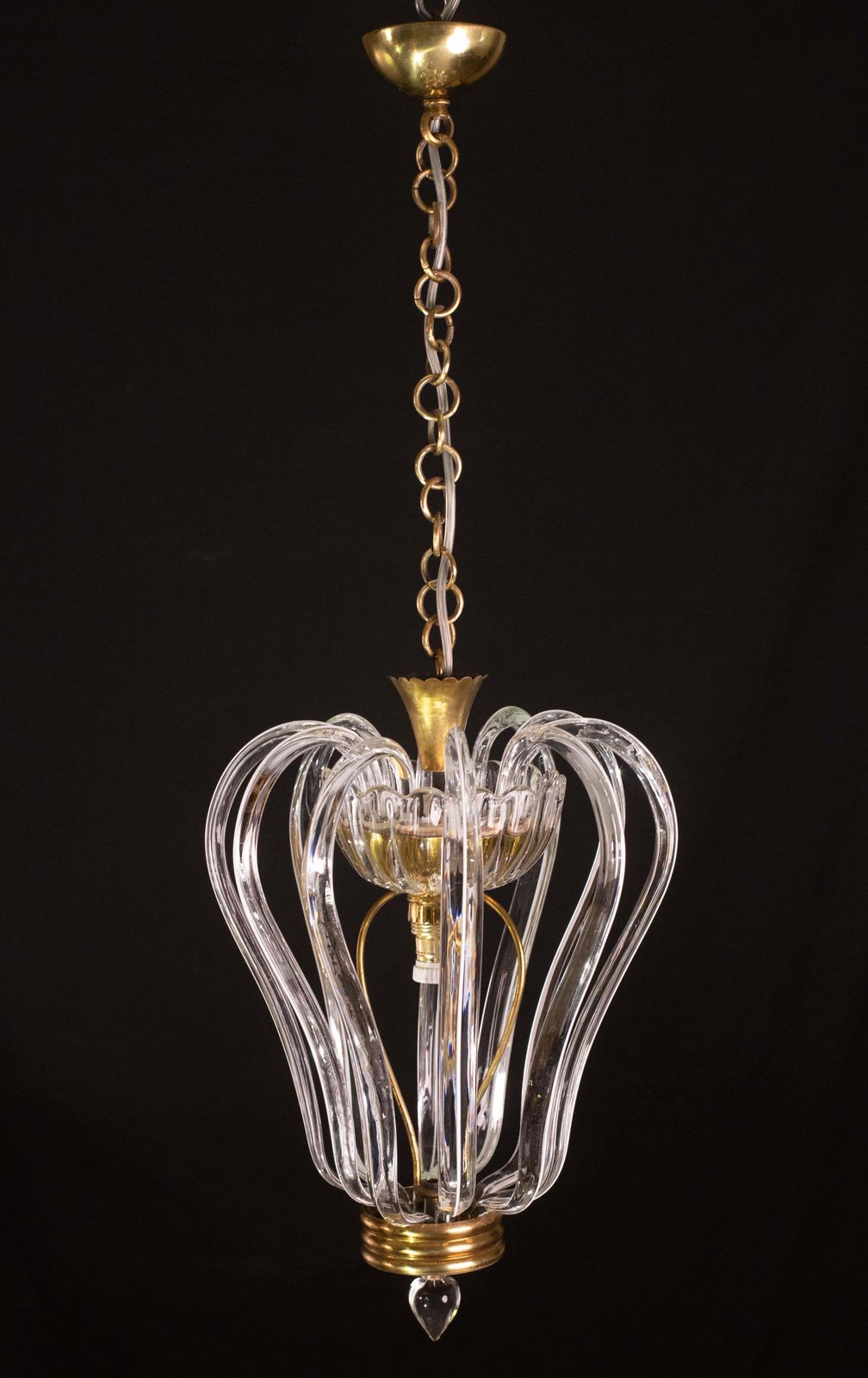 Midcentury Jewel Murano Glass Chandelier By Barovier E Toso, 1950s photo buy