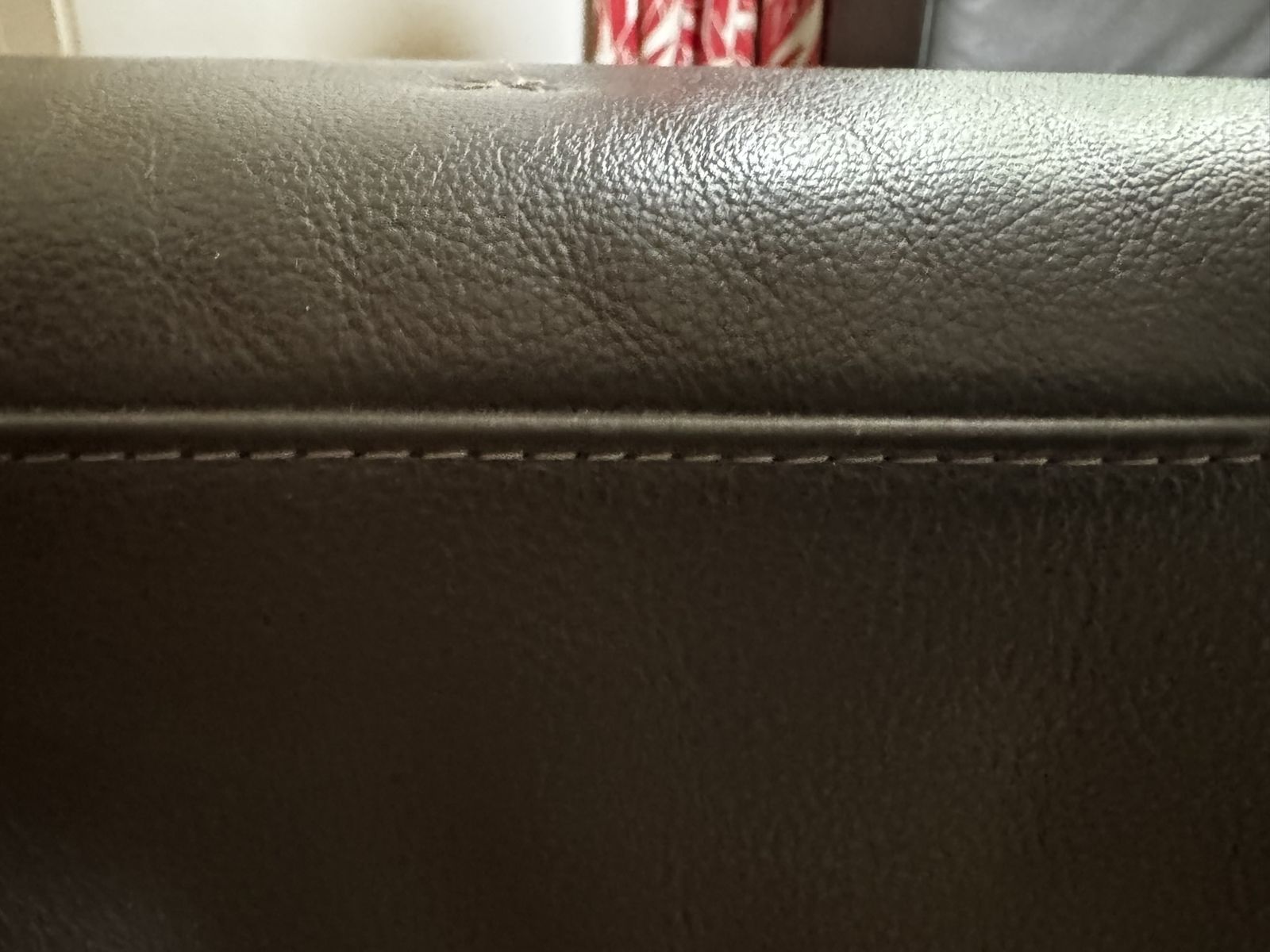 photo furniture Rare Poltrona Frau “Kennedee” 3 Seat Sofa – In Gunmetal Grey “Pelle Frau” Leather