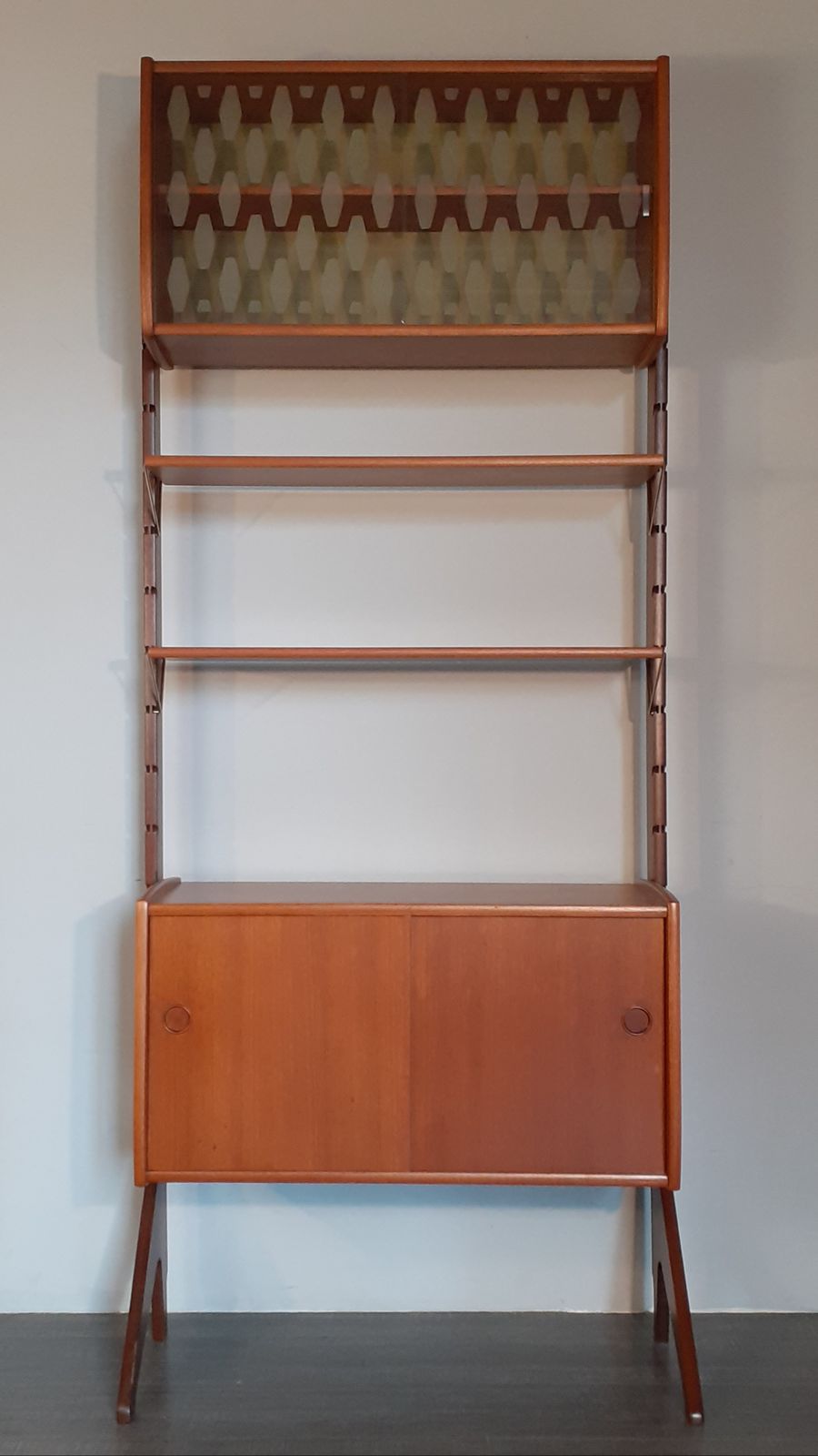 Ergo Freestanding Unit In Teak,  Scandinavian Mid Century 1960s