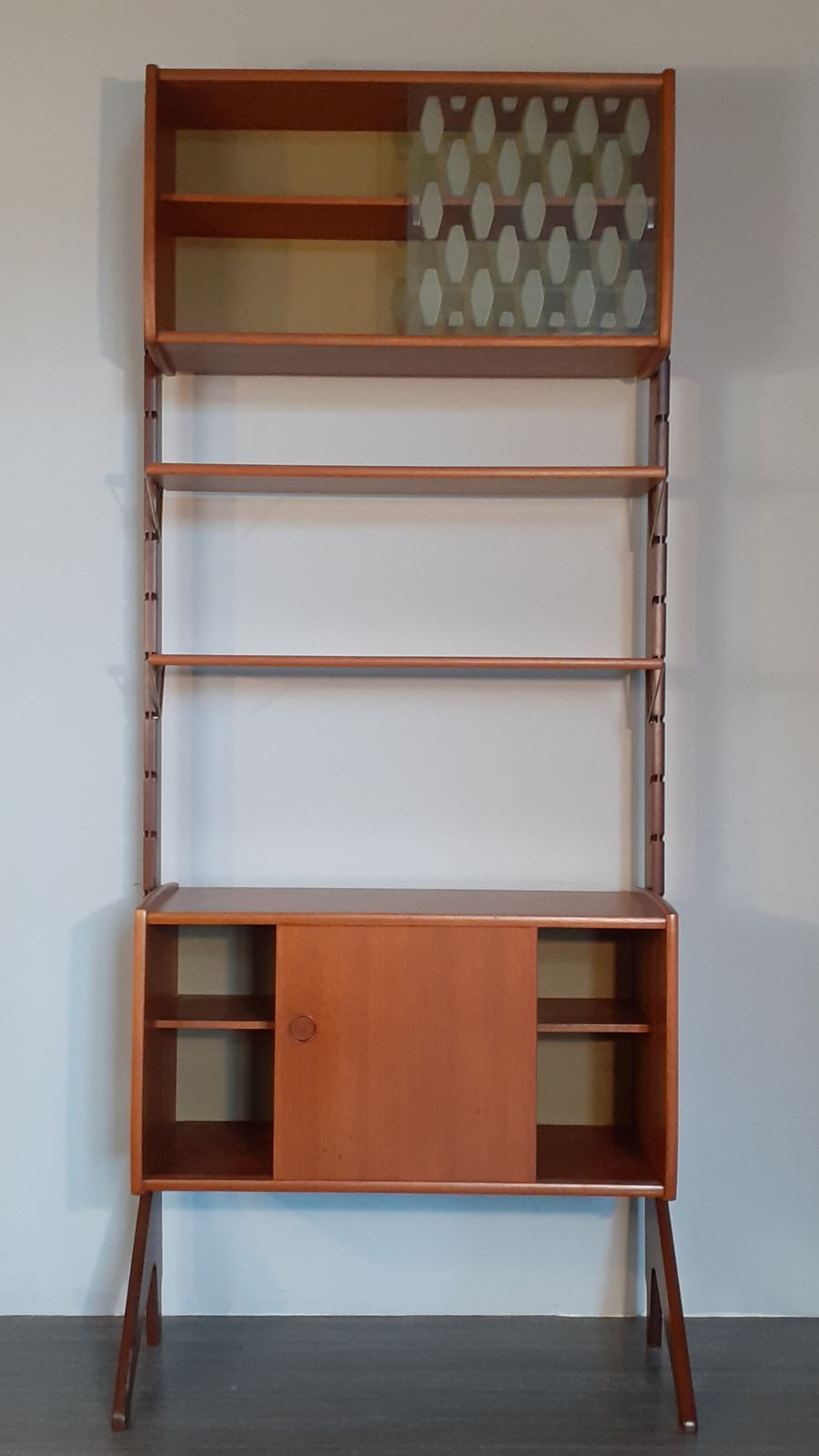 Ergo Freestanding Unit In Teak,  Scandinavian Mid Century 1960s photo furniture