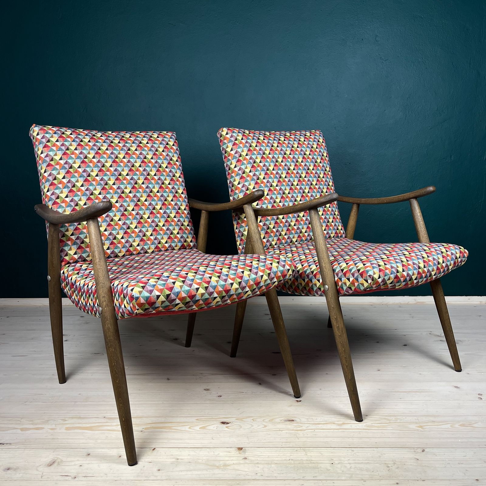 Mid Century Armchair Bobi By Meblo, Yugoslavia 1960s, Set Of 2 photo 970.0