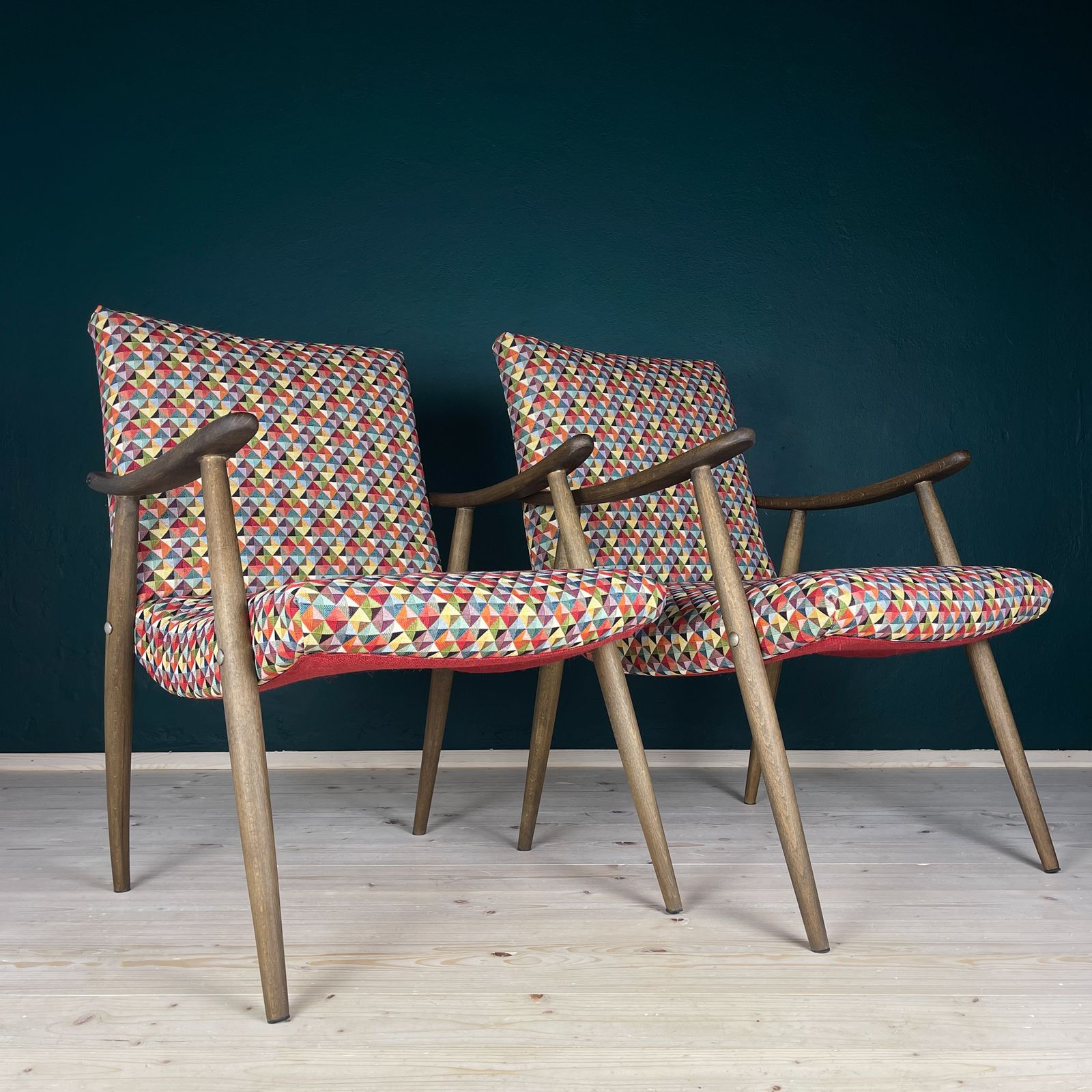 Mid Century Armchair Bobi By Meblo, Yugoslavia 1960s, Set Of 2 photo vinterior