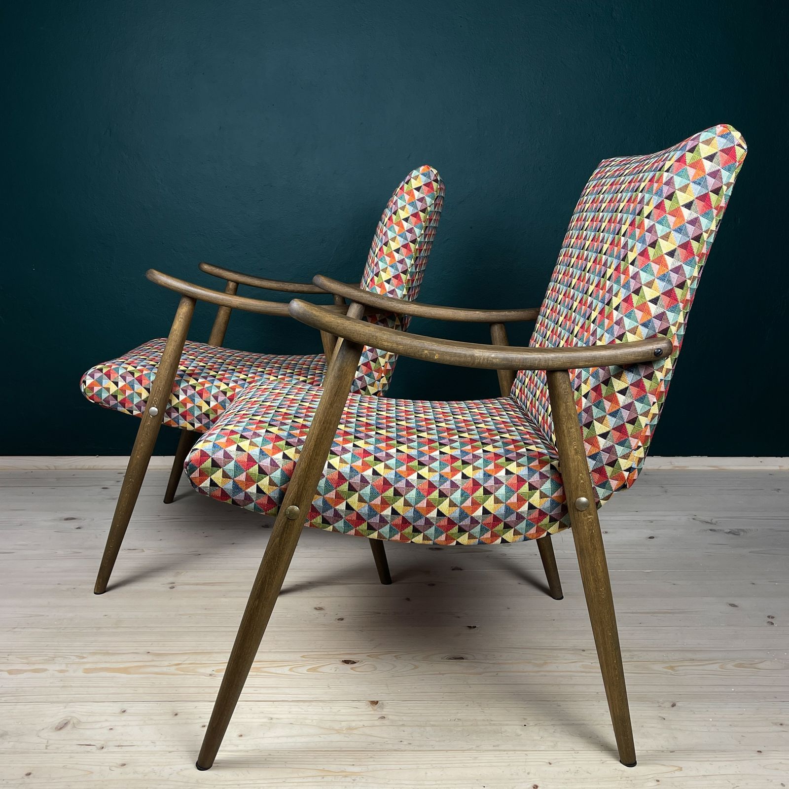 photo vinterior Mid Century Armchair Bobi By Meblo, Yugoslavia 1960s, Set Of 2