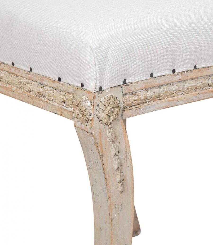 Pair Of 19th Century Swedish Gustavian Period Footstools photo Furniture