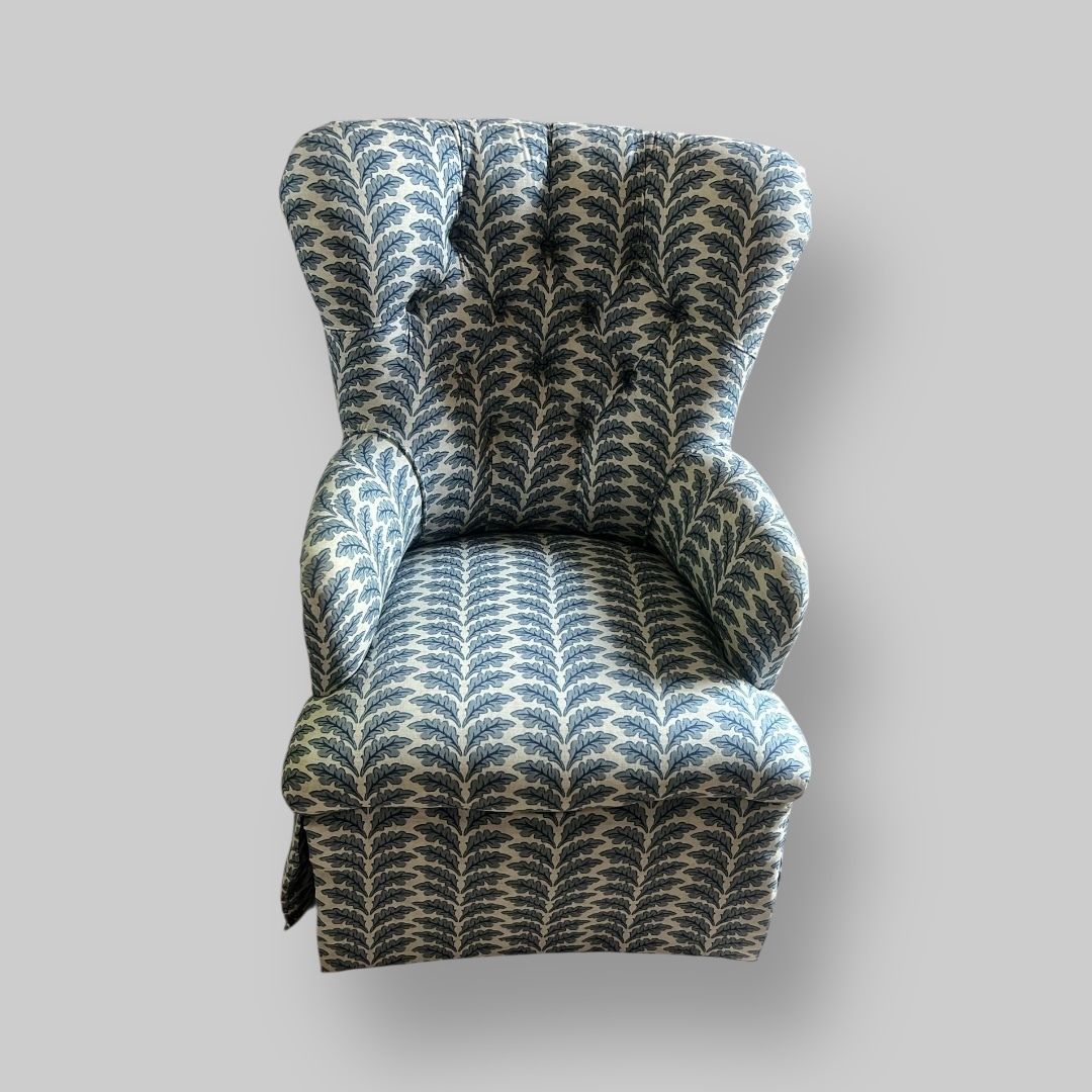 A Newly Upholstered Vintage Nursing Chair