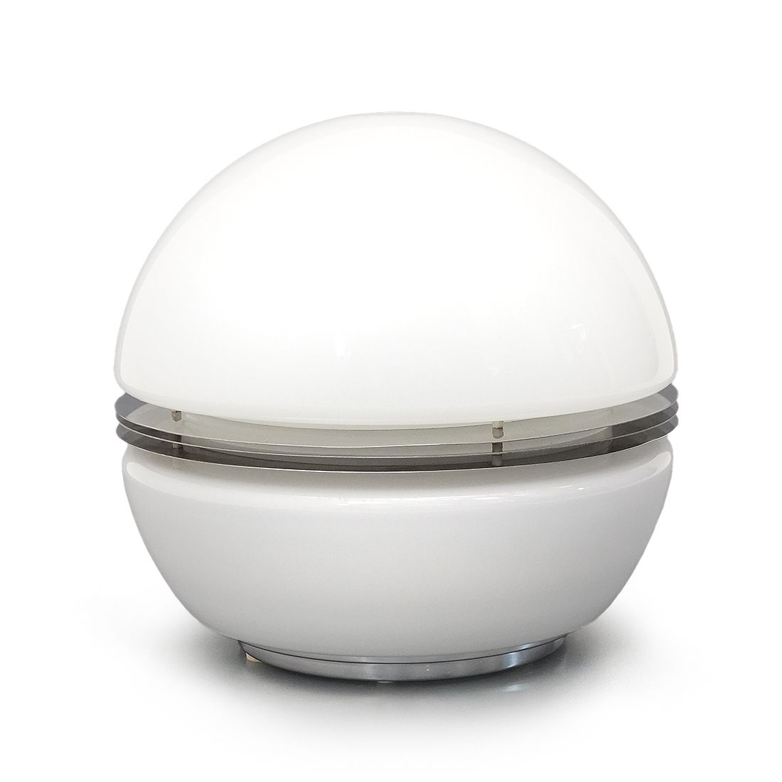 White Glass Table Lamp By Enrico Tronconi For Tronconi, 1970s