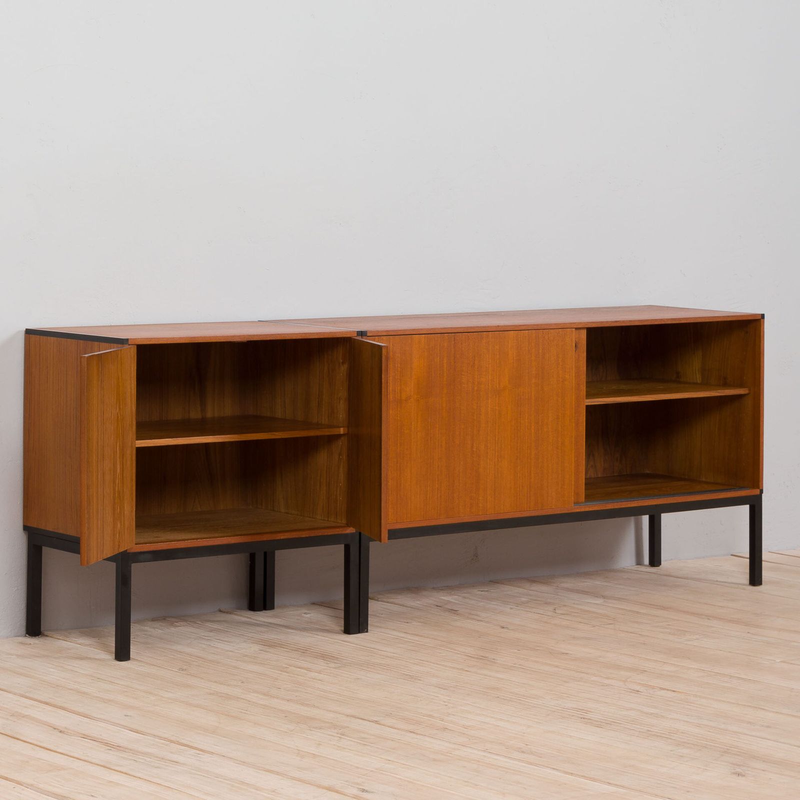 Set Of 2 Teak Credenzas By Aksel Kjersgaard Danish Sideboard, 1960s photo buy