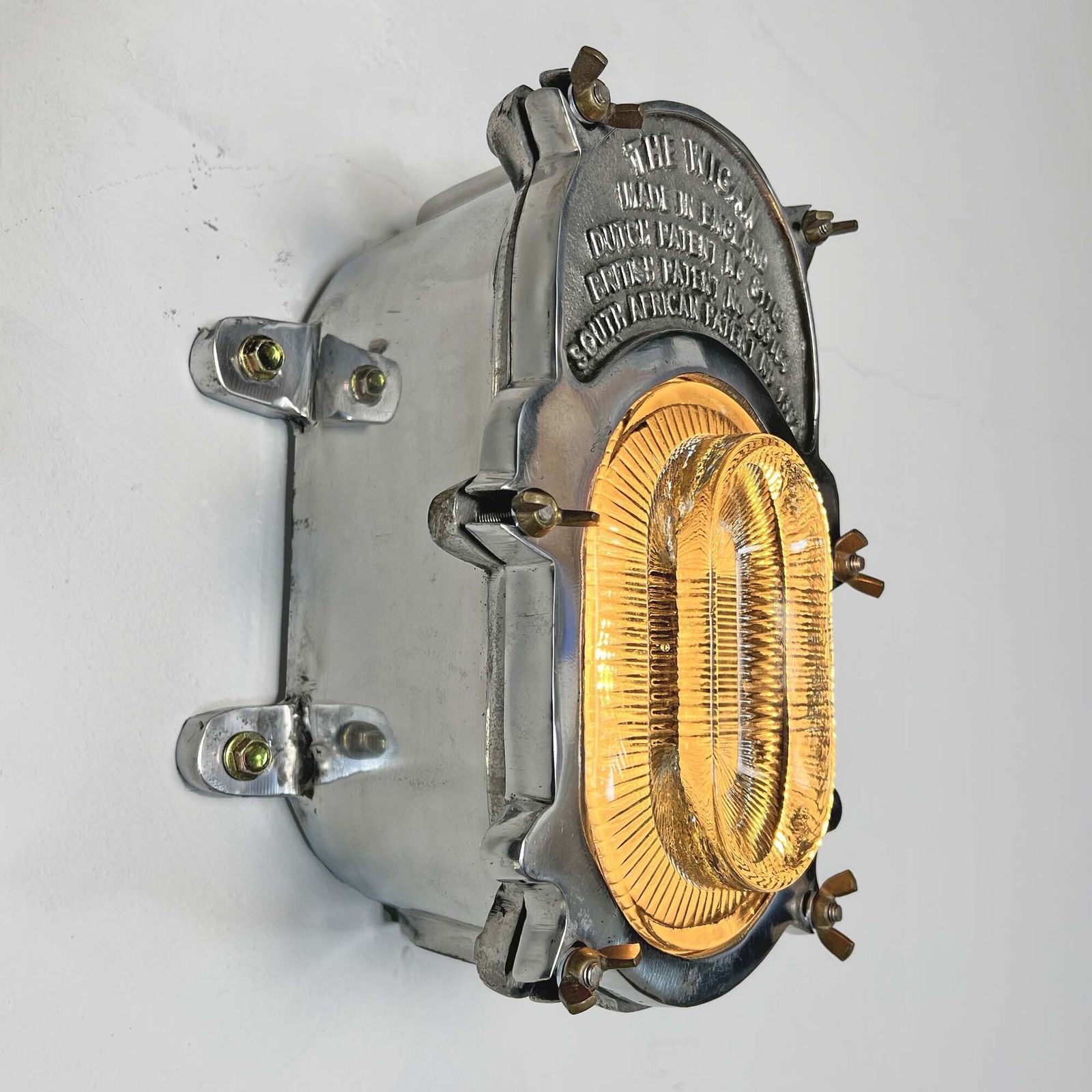 The Wigan Bulkhead Wall Light, 1940s photo vinterior