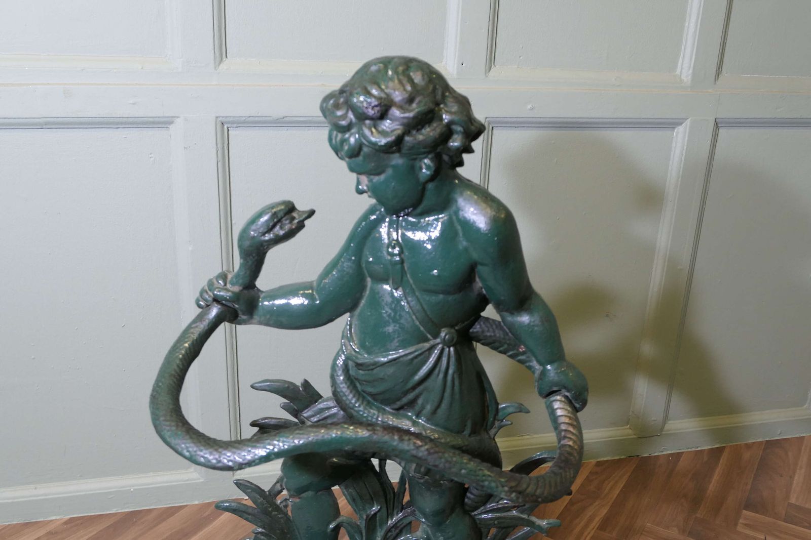 Victorian Cast Iron Umbrella Stand photo vinterior