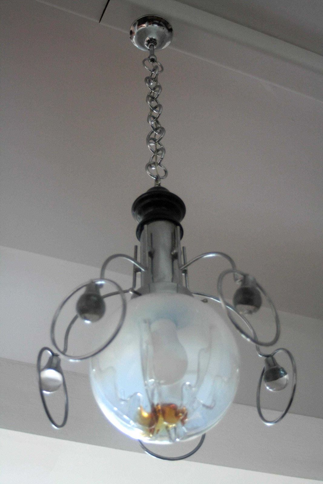 Vintage Mazzega Chandelier From The 70s, Italy photo buy