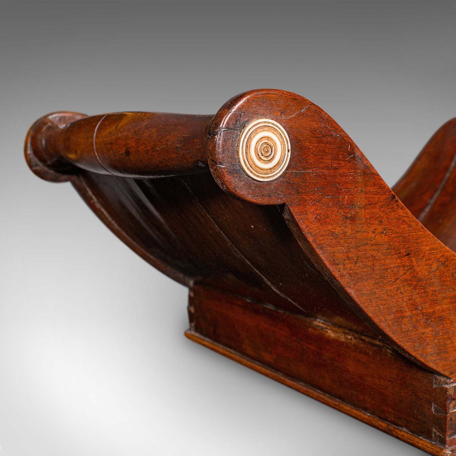 Antique Butler's Stilton Stand, English, Cheese Truckle Crescent, Georgian, 1780 photo buy
